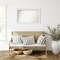 Blanco White Non-Beveled Custom Framed Bathroom Vanity Wall Mirror